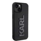 Karl Lagerfeld dėklas iPhone 15 – juodas