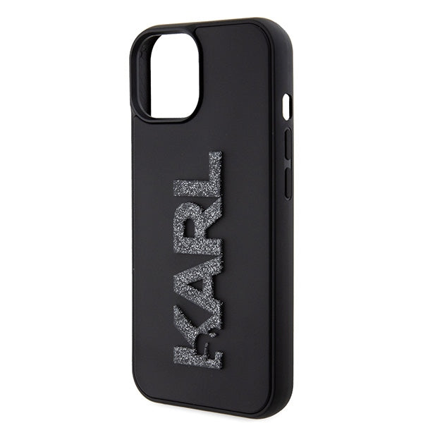 Karl Lagerfeld dėklas iPhone 15 – juodas
