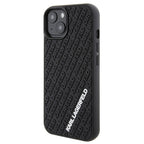 Karl Lagerfeld dėklas iPhone 15 – juodas