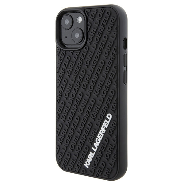 Karl Lagerfeld dėklas iPhone 15 – juodas