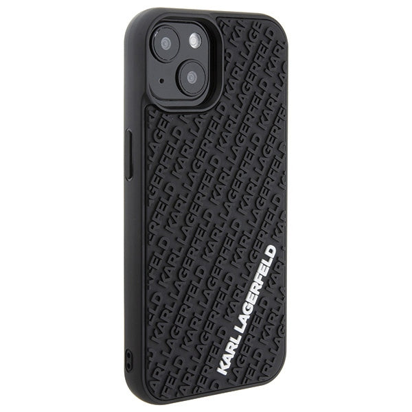 Karl Lagerfeld dėklas iPhone 15 – juodas