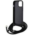 Karl Lagerfeld crossbody saffiano dėklas iPhone 15 – juodas -- iPhone 15