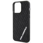 Karl Lagerfeld 3D silikoninis dėklas iPhone 15 Pro Max – juodas -- iPhone 15 Pro Max