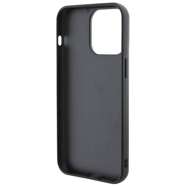 Karl Lagerfeld 3D silikoninis dėklas iPhone 15 Pro Max – juodas -- iPhone 15 Pro Max