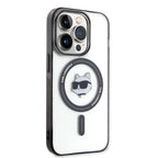 Karl Lagerfeld MagSafe dėklas iPhone 15 Pro – skaidrus