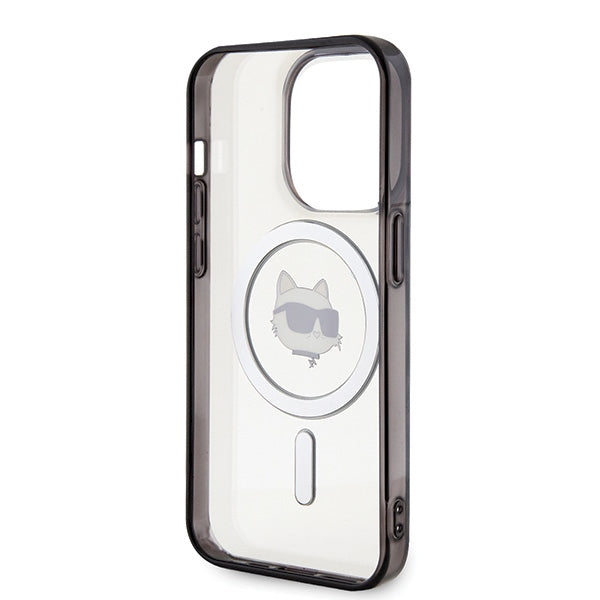 Karl Lagerfeld MagSafe dėklas iPhone 15 Pro – skaidrus