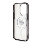 Karl Lagerfeld MagSafe dėklas iPhone 15 Pro – skaidrus