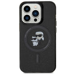 Karl Lagerfeld MagSafe dėklas iPhone 15 Pro – juodas