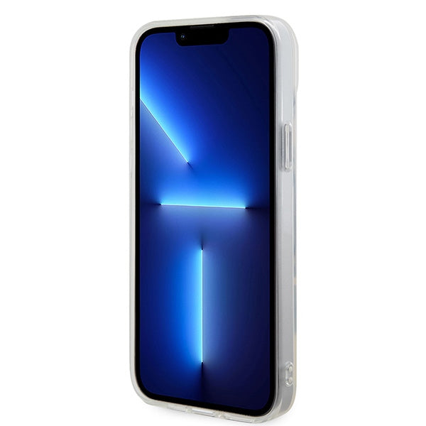 Karl Lagerfeld MagSafe dėklas iPhone 15 Plus – skaidrus