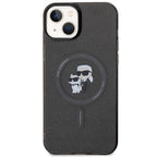 Karl Lagerfeld MagSafe dėklas iPhone 15/14 Plus – juodas