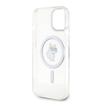 Karl Lagerfeld IML Choupette MagSafe dėklas iPhone 15 - skaidrus