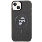 Karl Lagerfeld MagSafe dėklas iPhone 15 – juodas