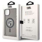 Karl Lagerfeld MagSafe dėklas iPhone 15 – juodas
