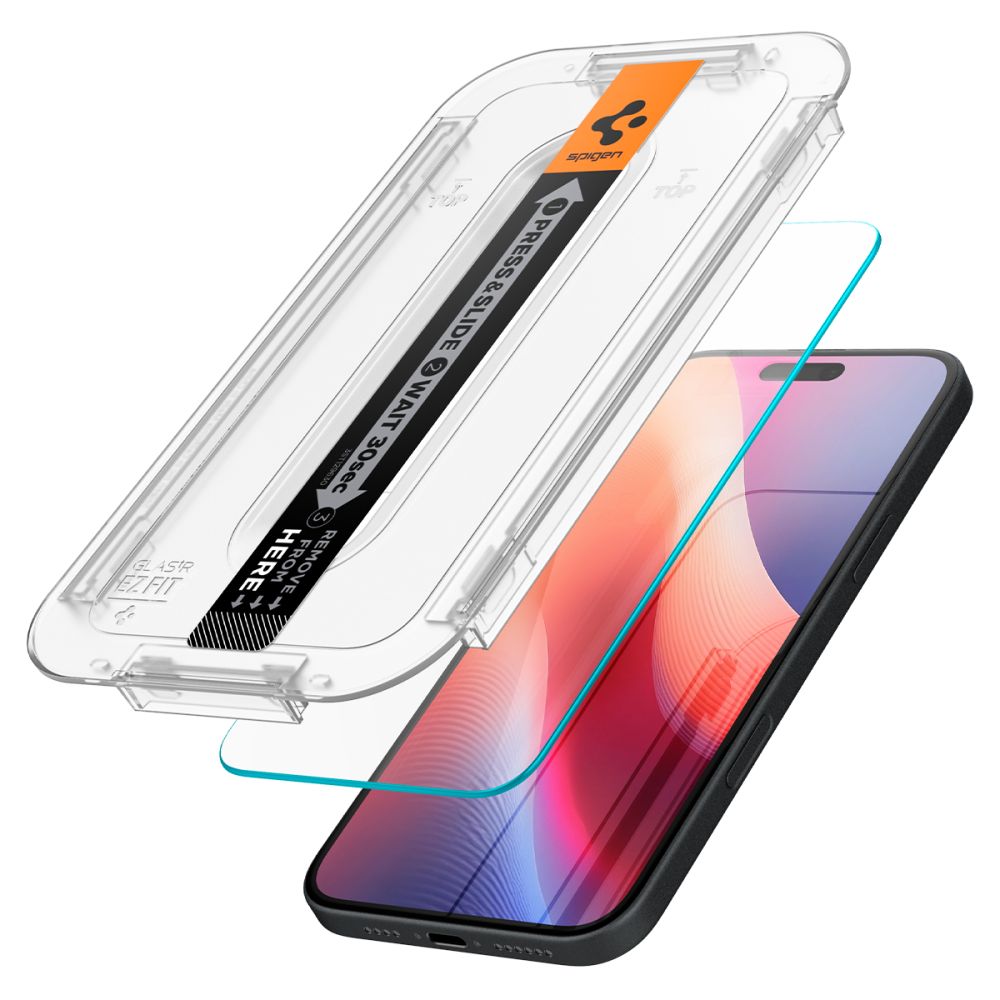 Spigen Glas.TR EZ Fit grūdintas stiklas iPhone 15 / 16