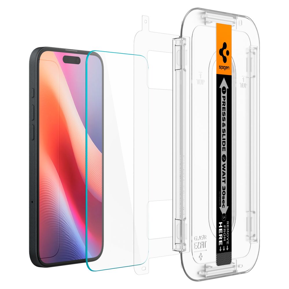 Spigen Glas.TR EZ Fit grūdintas stiklas iPhone 15 / 16