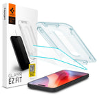 Spigen Glas.TR EZ Fit grūdintas stiklas iPhone 15/16 (2 vnt.)