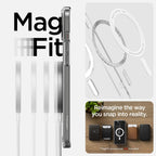 Spigen Ultra Hybrid Mag Case with MagSafe for iPhone 15 - White