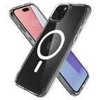 Spigen Ultra Hybrid Mag Case with MagSafe for iPhone 15 - White