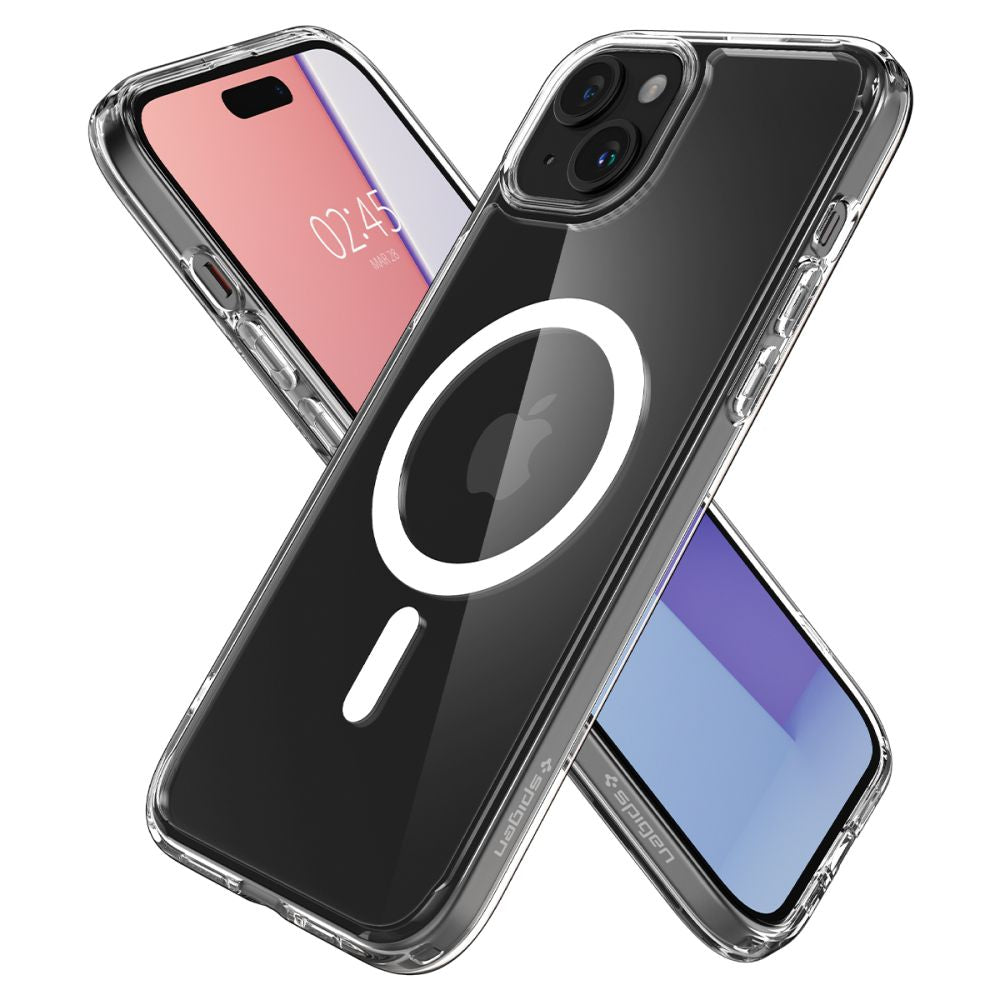 Spigen Ultra Hybrid Mag Case with MagSafe for iPhone 15 - White