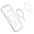 Spigen Ultra Hybrid Mag Case with MagSafe for iPhone 15 - White