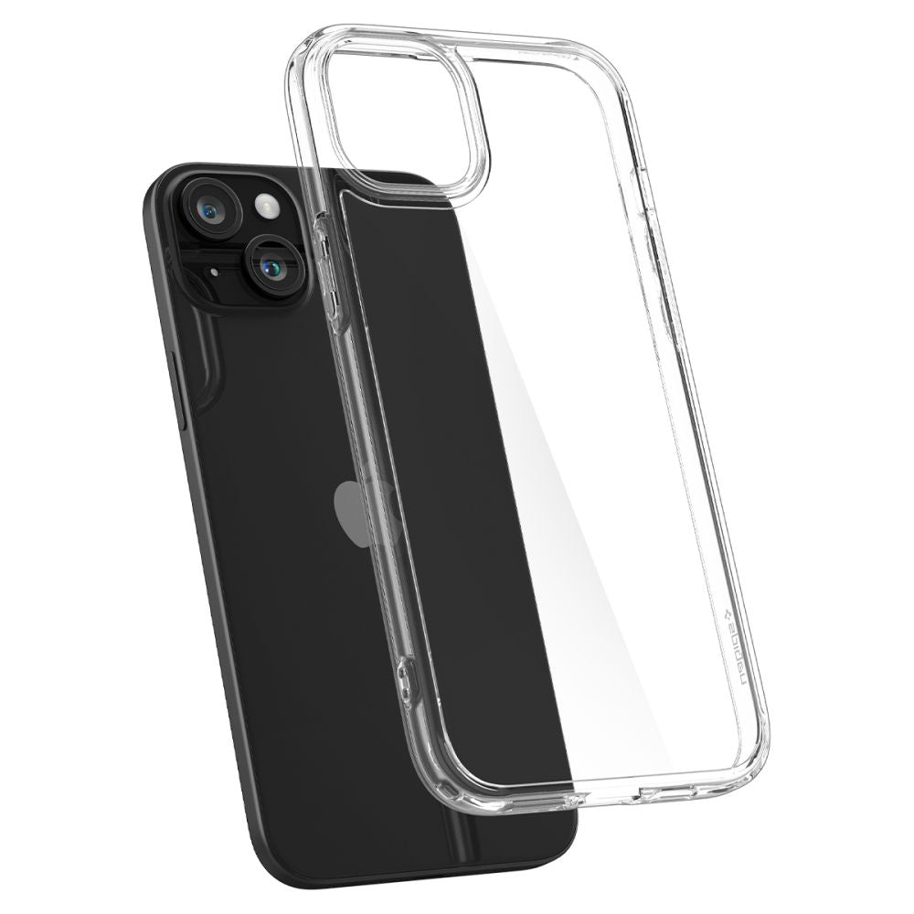 Spigen Ultra Hybrid dėklas iPhone 15 – skaidrus