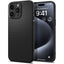 Spigen Liquid Air dėklas iPhone 15 Pro – matinis juodas