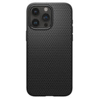 Spigen Liquid Air dėklas iPhone 15 Pro – matinis juodas