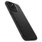 Spigen Liquid Air dėklas iPhone 15 Pro – matinis juodas