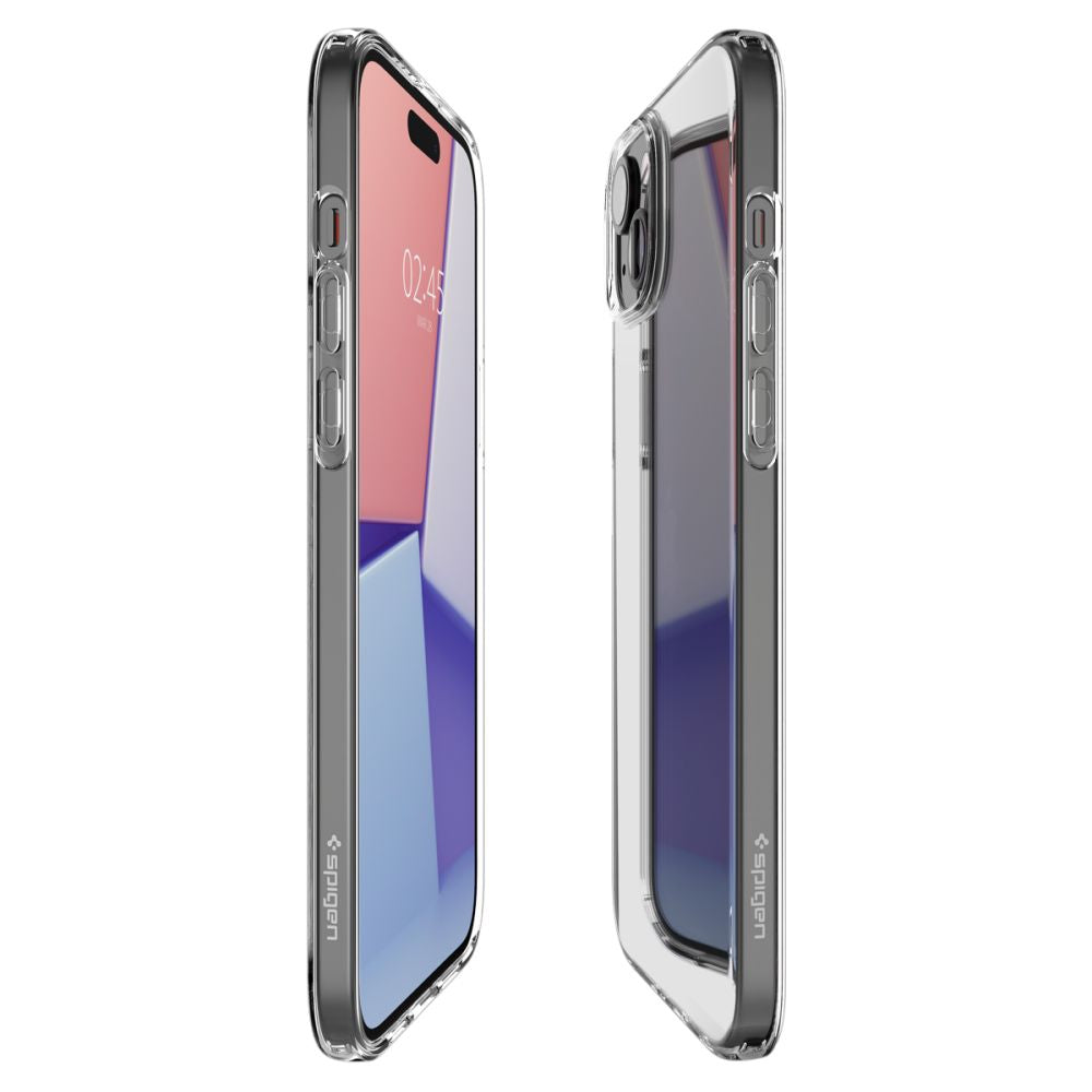 Spigen Liquid Crystal dėklas iPhone 15 Plus – skaidrus