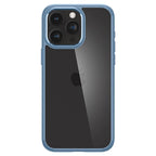 Spigen Crystal Hybrid dėklas iPhone 15 Pro Max – skaidrus, mėlynas