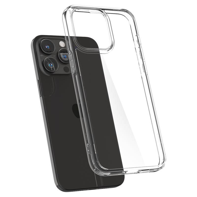 Spigen Crystal Hybrid dėklas iPhone 15 Pro Max – skaidrus