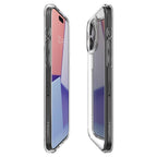 Spigen Crystal Hybrid dėklas iPhone 15 Pro Max – skaidrus