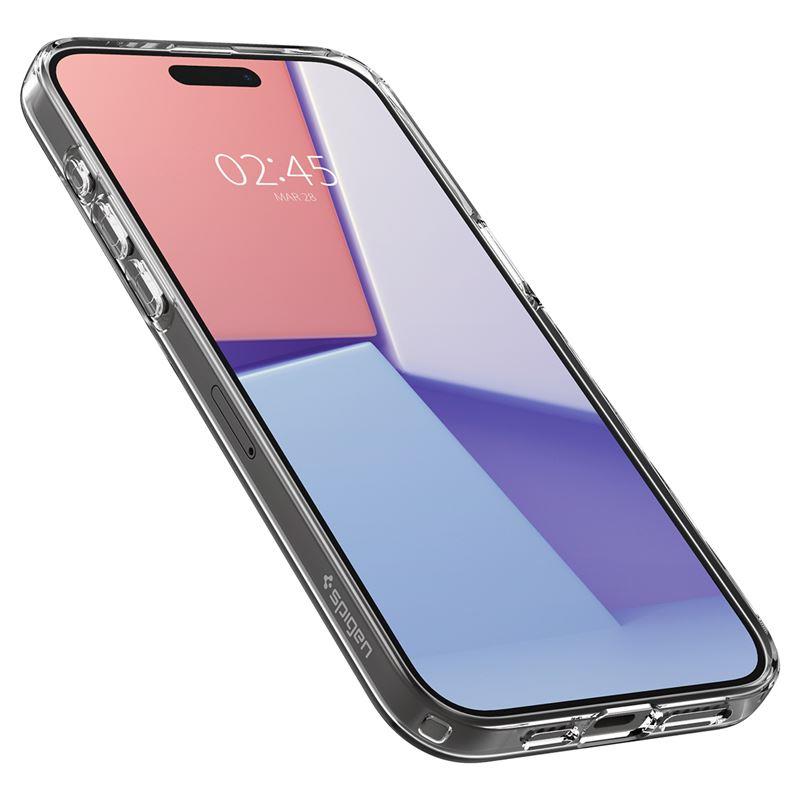 Spigen Crystal Flex dėklas iPhone 15 Pro Max – skaidrus