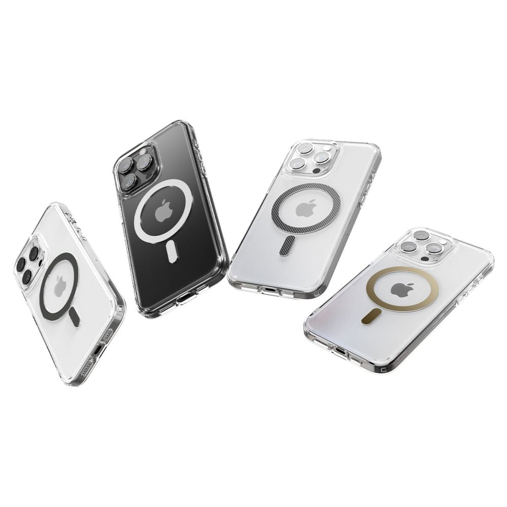 Spigen Ultra Hybrid MagSafe dėklas iPhone 15 Pro – baltas