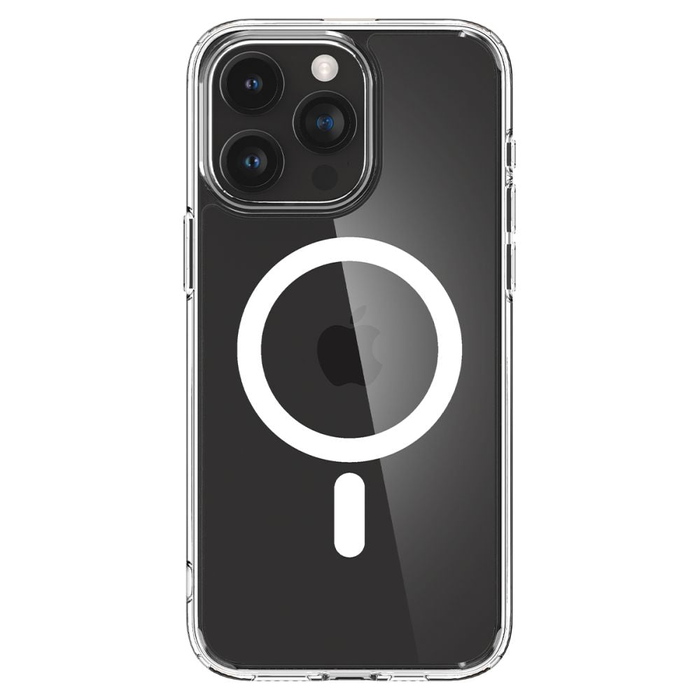 Spigen Ultra Hybrid MagSafe dėklas iPhone 15 Pro – baltas