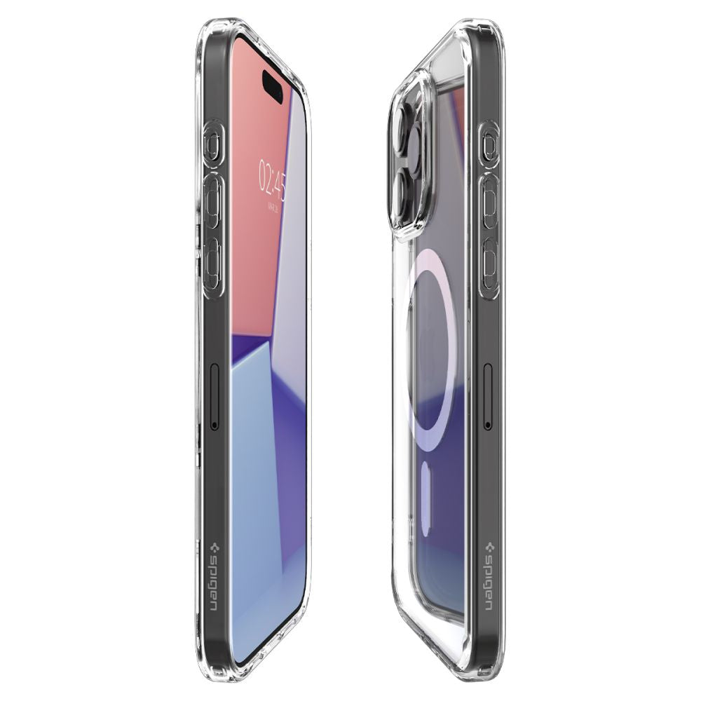 Spigen Ultra Hybrid MagSafe dėklas iPhone 15 Pro – baltas
