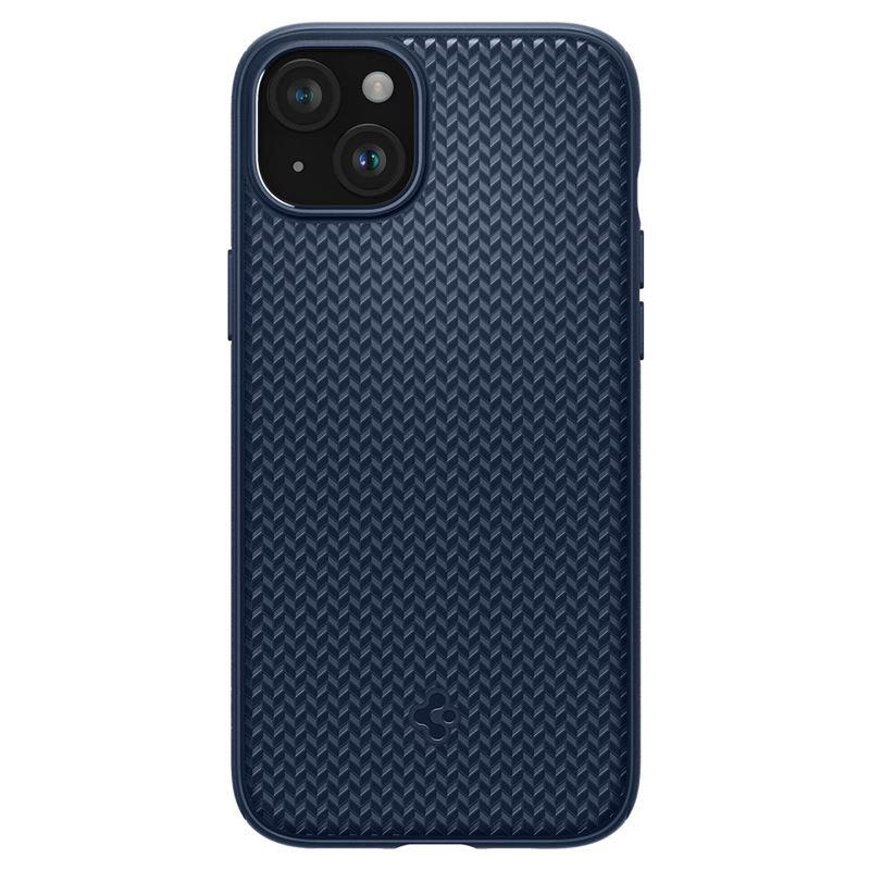Spigen Mag Armor MagSafe dėklas iPhone 15 Plus – mėlynas