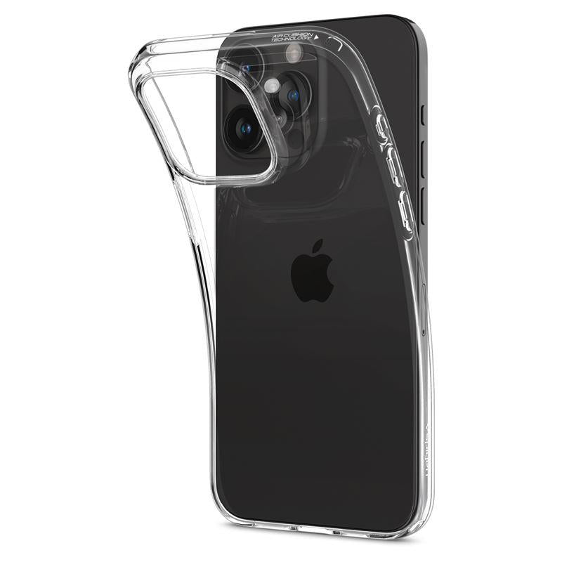 Spigen Crystal Flex dėklas iPhone 15 Pro – skaidrus