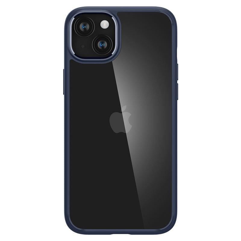 Spigen Crystal Hybrid dėklas iPhone 15 Plus – skaidrus mėlynas