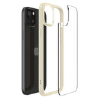Spigen Crystal Hybrid dėklas iPhone 15 Plus – skaidrus smėlio