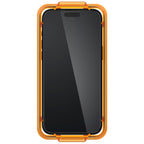 Spigen AlignMaster grūdintas stiklas iPhone 15 Plus – juodas (2 vnt.)