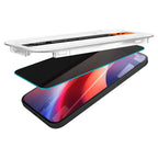 Spigen EZ Fit privatumo stiklas iPhone 15/16 (2 vnt.)