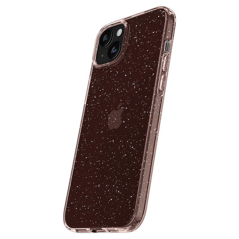 Spigen Liquid Crystal Glitter dėklas iPhone 15 Plus – rožinis