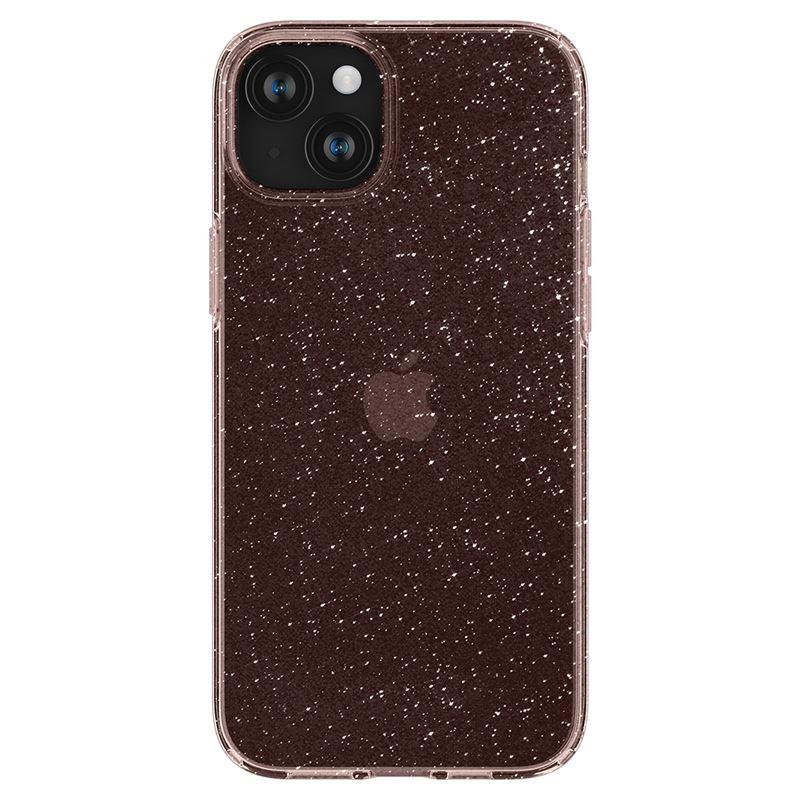 Spigen Liquid Crystal Glitter dėklas iPhone 15 Plus – rožinis