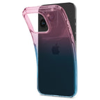 Spigen Liquid Crystal TPU dėklas iPhone 15 Pro – rož./mėlynas