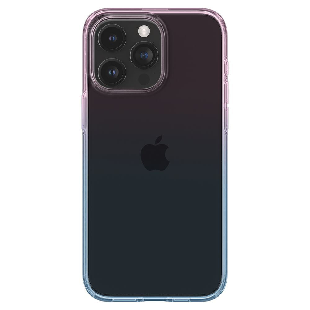 Spigen Liquid Crystal TPU dėklas iPhone 15 Pro – rož./mėlynas