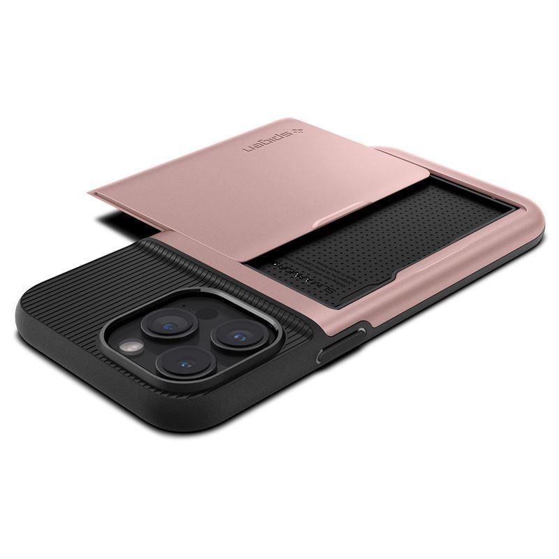Spigen Slim Armor CS dėklas iPhone 15 Pro Max – rožinis