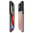Spigen Slim Armor CS dėklas iPhone 15 Pro Max – rožinis