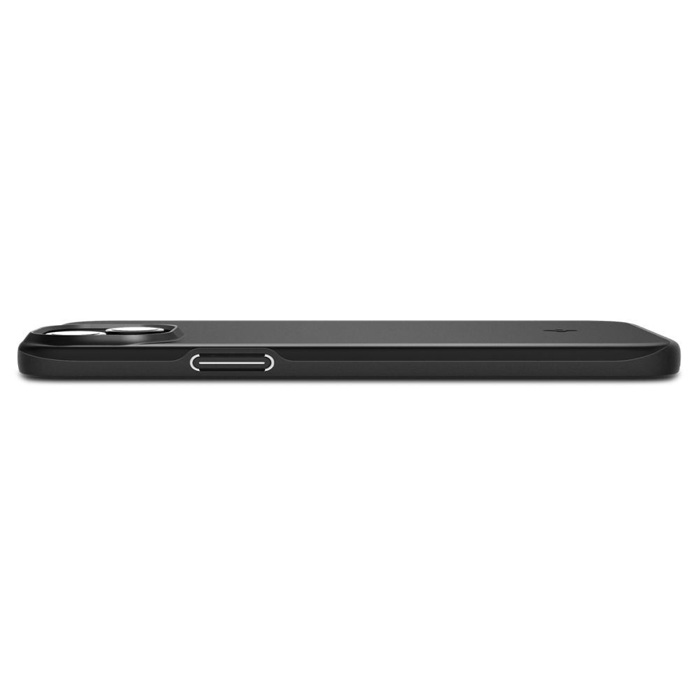 Spigen Thin Fit dėklas iPhone 15 – juodas
