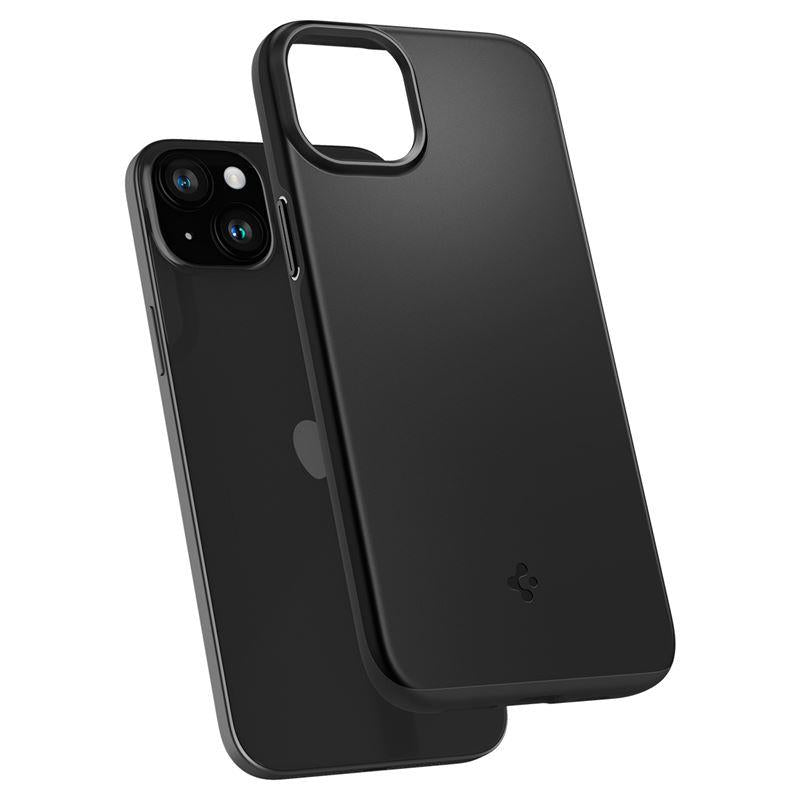 Spigen Thin Fit dėklas iPhone 15 Plus – juodas